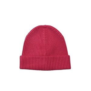 J.Crew Factory Pink Ribbed Beanie